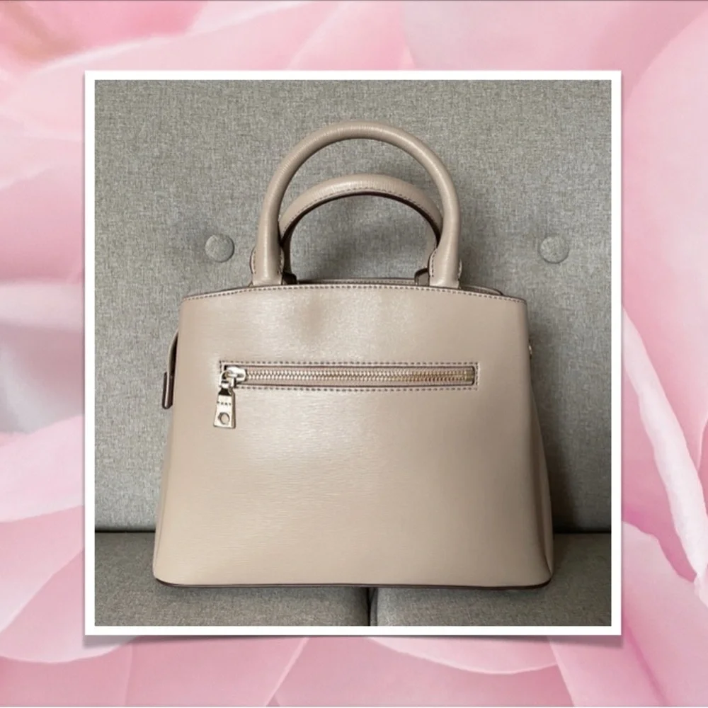 DKNY medium Leather Satchel Handbag - Picture 5 of 7